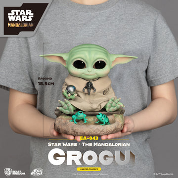 Beast Kingdom EA-043 Star Wars: The Mandalorian Grogu Egg Attack Figure Statue